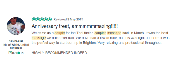 Couple massage in Brighton by Little Jasmine